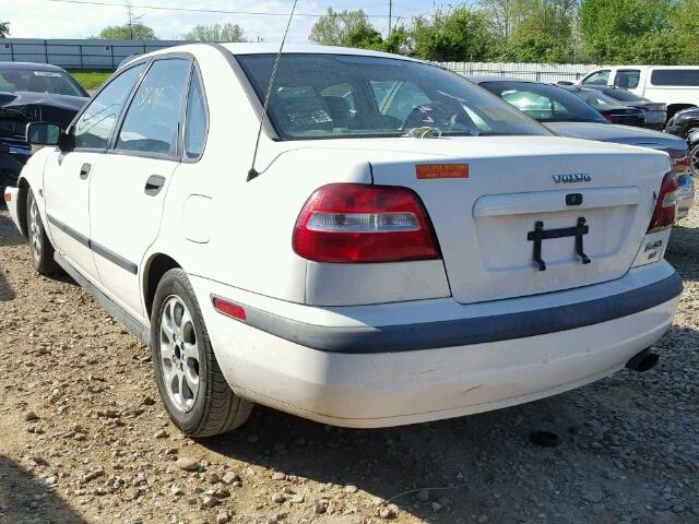 YV1VS29542F809280 - 2002 VOLVO S40 1.9T WHITE photo 3