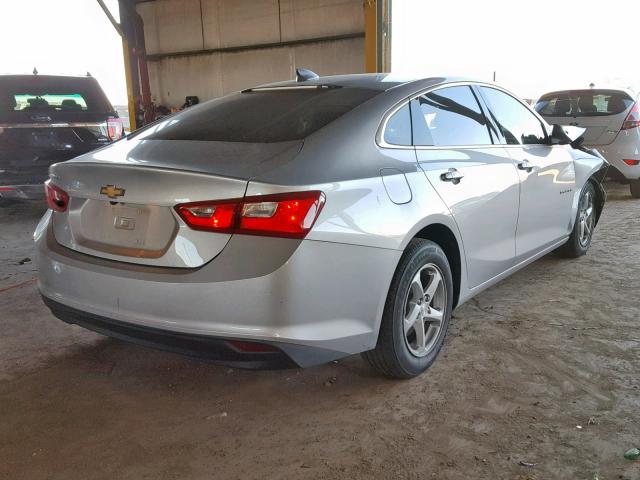 1G1ZB5ST6HF142411 - 2017 CHEVROLET MALIBU LS SILVER photo 4