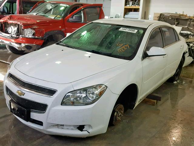 1G1ZH57N794219227 - 2009 CHEVROLET MALIBU 1LT WHITE photo 2
