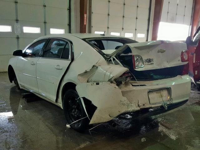 1G1ZH57N794219227 - 2009 CHEVROLET MALIBU 1LT WHITE photo 3