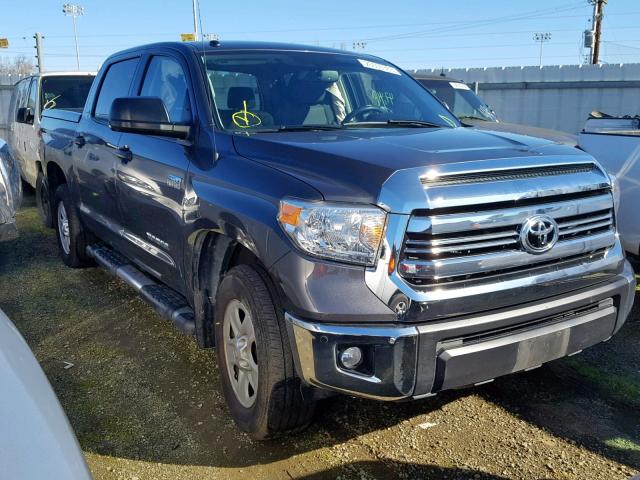 5TFDY5F10HX616694 - 2017 TOYOTA TUNDRA CRE GRAY photo 1