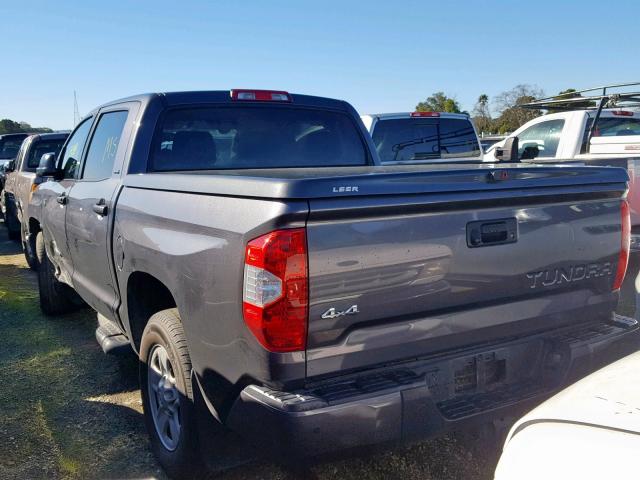 5TFDY5F10HX616694 - 2017 TOYOTA TUNDRA CRE GRAY photo 3