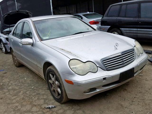 WDBRF61J41F088922 - 2001 MERCEDES-BENZ C 240 SILVER photo 1