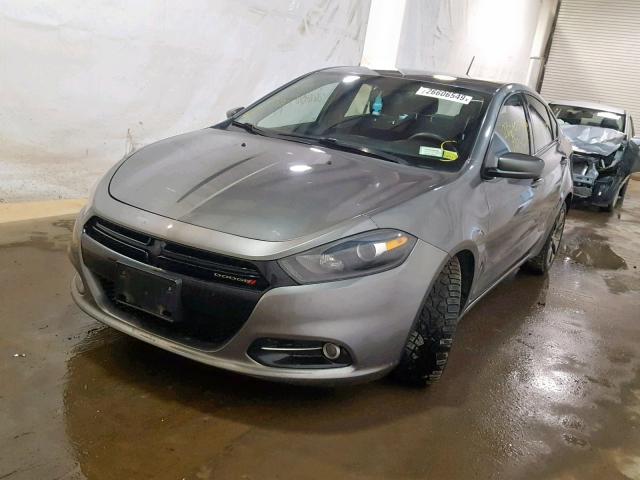 1C3CDFBA3DD295107 - 2013 DODGE DART SXT CHARCOAL photo 2