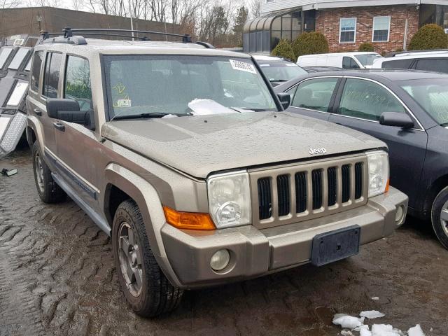 1J8HG48N96C198695 - 2006 JEEP COMMANDER BEIGE photo 1