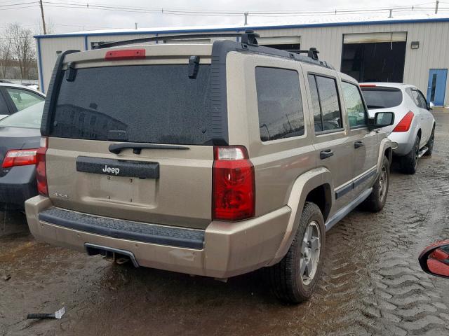 1J8HG48N96C198695 - 2006 JEEP COMMANDER BEIGE photo 4