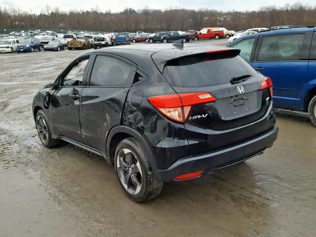 3CZRU6H54JG715708 - 2018 HONDA HR-V EX BLACK photo 3