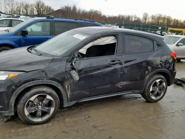 3CZRU6H54JG715708 - 2018 HONDA HR-V EX BLACK photo 9