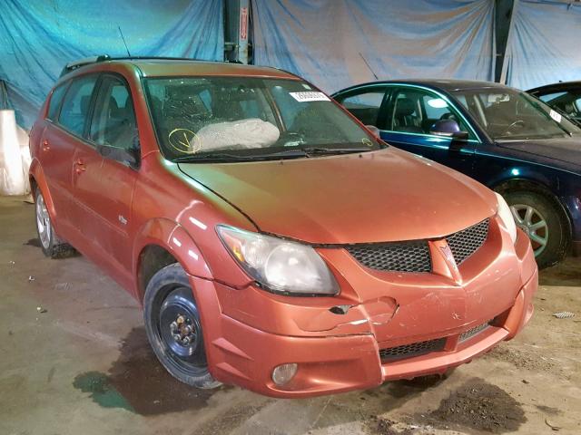 5Y2SL62844Z438205 - 2004 PONTIAC VIBE ORANGE photo 1