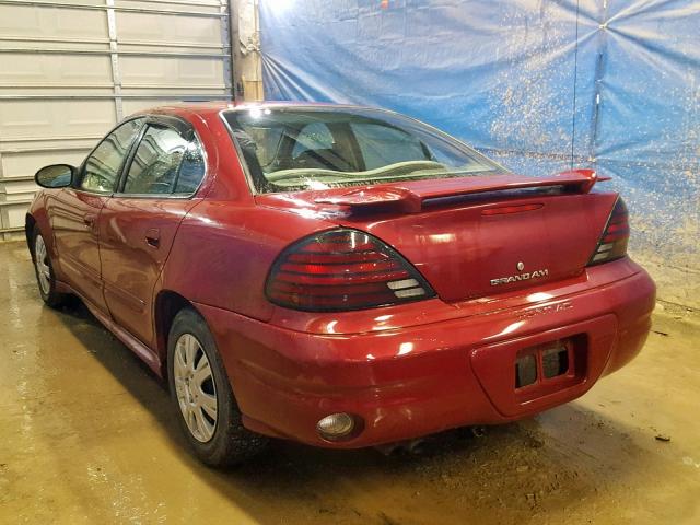 1G2NE52F24M697860 - 2004 PONTIAC GRAND AM S RED photo 3