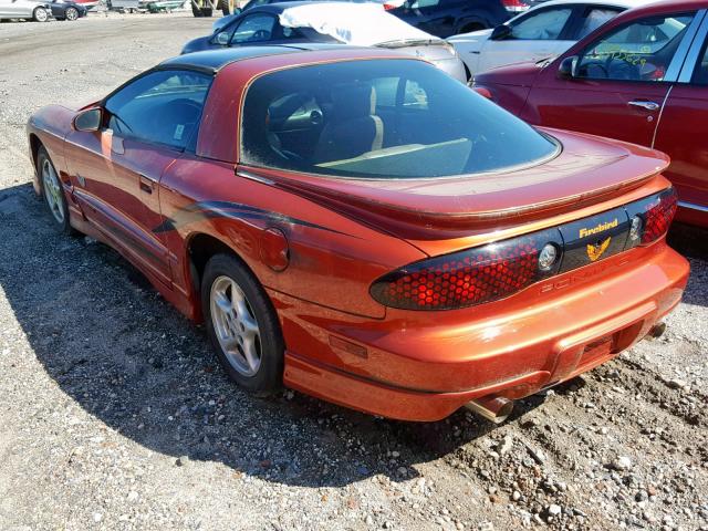 2G2FS22K622146343 - 2002 PONTIAC FIREBIRD ORANGE photo 3