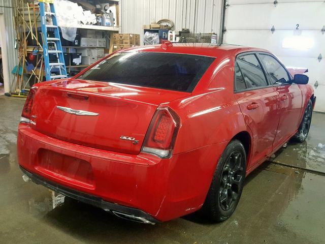 2C3CCAGG2GH270726 - 2016 CHRYSLER 300 S RED photo 4
