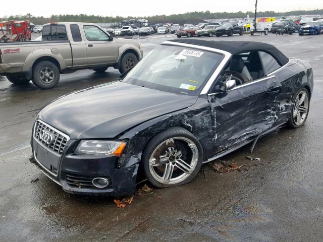 WAUCGAFHXAN012380 - 2010 AUDI S5 PREMIUM BLACK photo 2