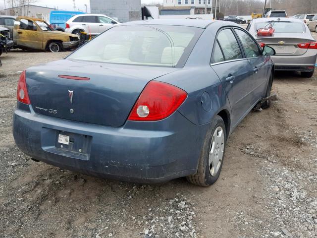 1G2ZF55B264142885 - 2006 PONTIAC G6 SE BLUE photo 4