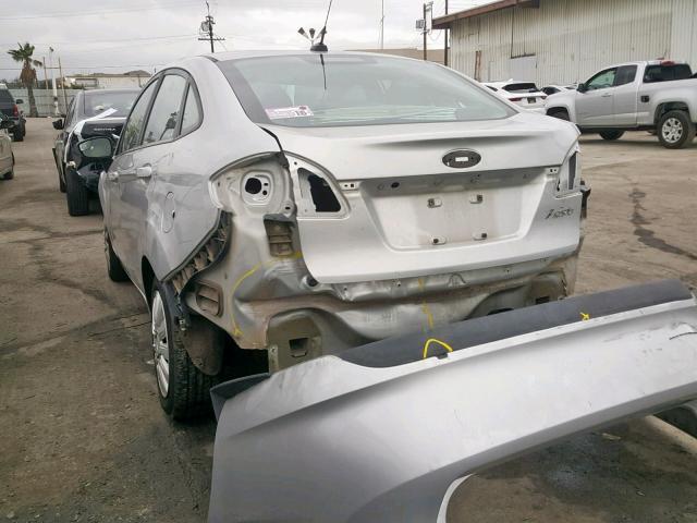 3FADP4AJ7CM176773 - 2012 FORD FIESTA S SILVER photo 3