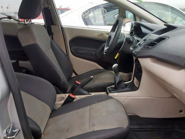 3FADP4AJ7CM176773 - 2012 FORD FIESTA S SILVER photo 5