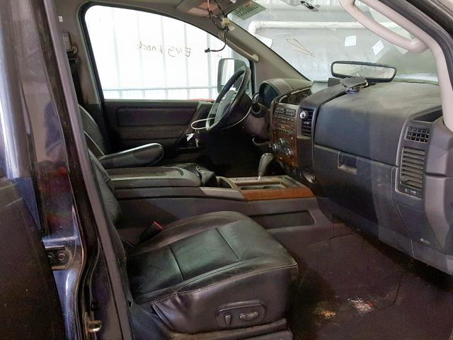 1N6BA07CX9N303032 - 2009 NISSAN TITAN XE BLACK photo 5