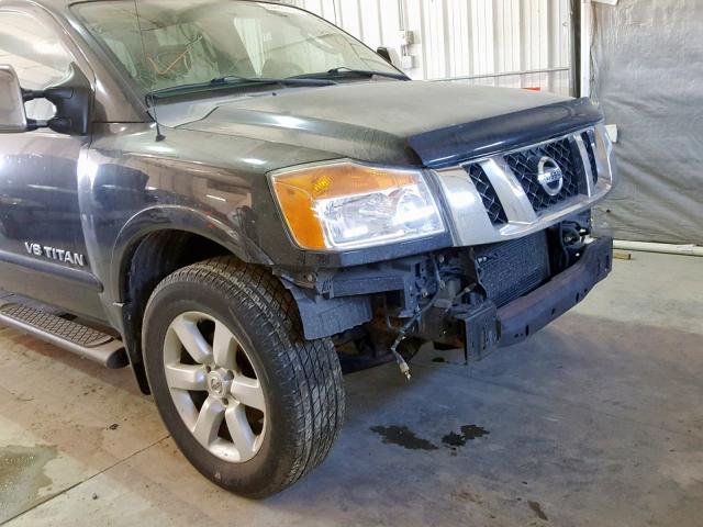 1N6BA07CX9N303032 - 2009 NISSAN TITAN XE BLACK photo 9