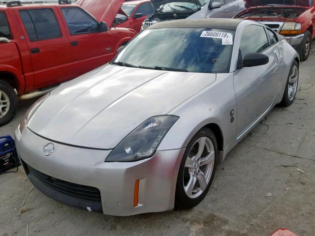 JN1AZ34DX3T110911 - 2003 NISSAN 350Z COUPE SILVER photo 2