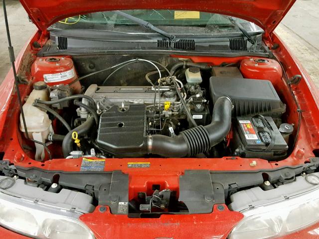 1G3NL52F23C147239 - 2003 OLDSMOBILE ALERO GL RED photo 7