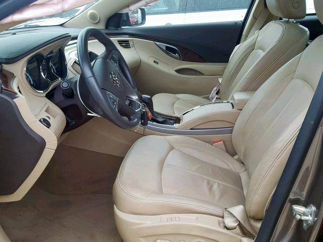 1G4GC5EG1AF293393 - 2010 BUICK LACROSSE C TAN photo 5