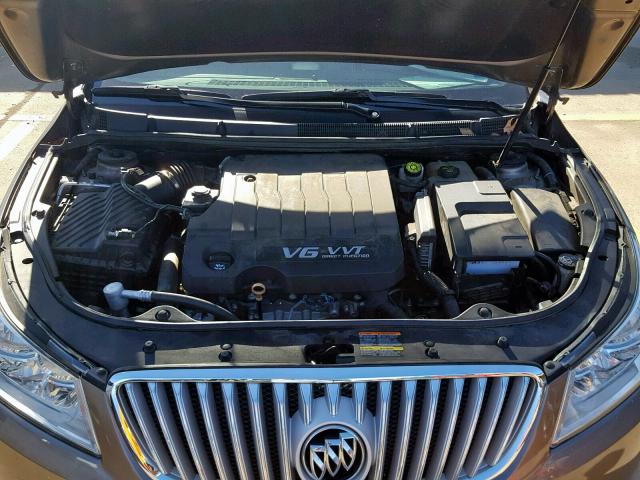 1G4GC5EG1AF293393 - 2010 BUICK LACROSSE C TAN photo 7