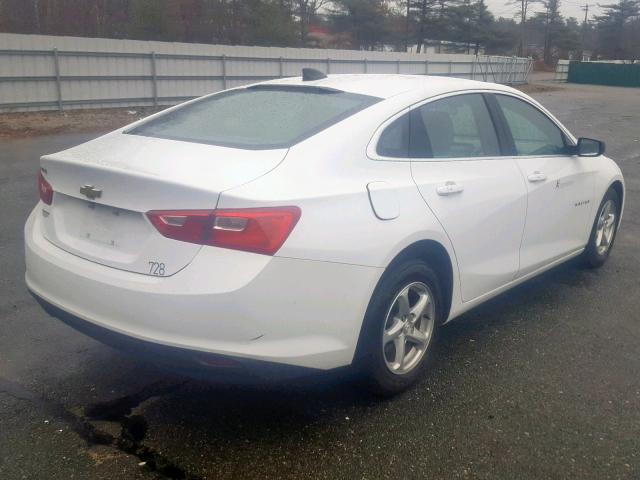 1G1ZB5ST0HF276699 - 2017 CHEVROLET MALIBU LS WHITE photo 4