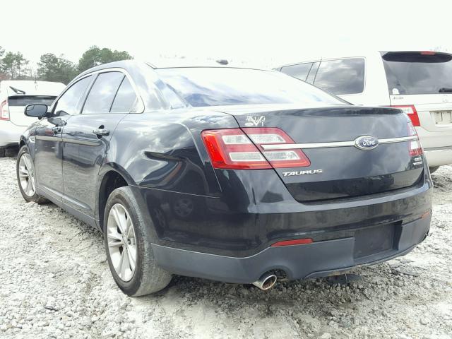 1FAHP2E83DG165875 - 2013 FORD TAURUS SEL BLACK photo 3