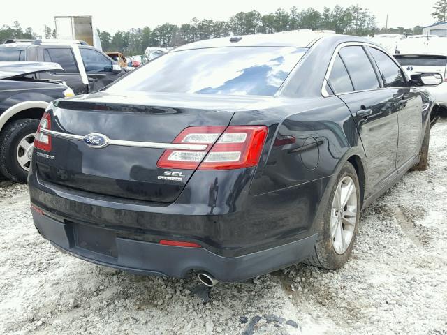 1FAHP2E83DG165875 - 2013 FORD TAURUS SEL BLACK photo 4