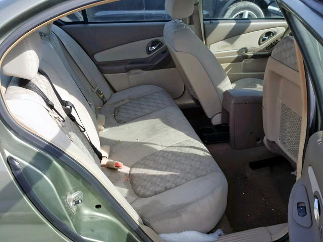 1G1ZT54855F250407 - 2005 CHEVROLET MALIBU LS GREEN photo 6