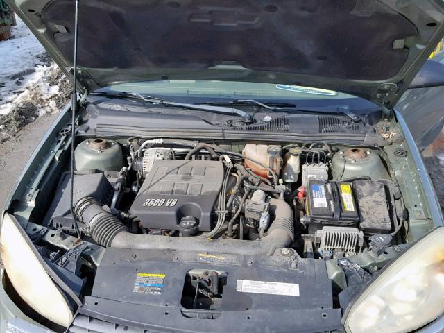 1G1ZT54855F250407 - 2005 CHEVROLET MALIBU LS GREEN photo 7