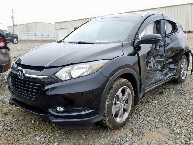 3CZRU5H70HM723229 - 2017 HONDA HR-V EXL BLACK photo 2