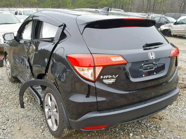 3CZRU5H70HM723229 - 2017 HONDA HR-V EXL BLACK photo 3