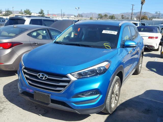 KM8J33A41HU532517 - 2017 HYUNDAI TUCSON LIM BLUE photo 2