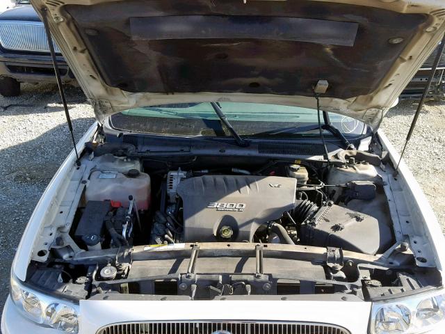 1G4HR54K51U294714 - 2001 BUICK LESABRE LI WHITE photo 7