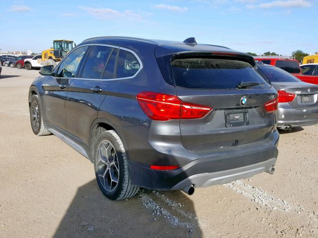 WBXHT3C39G5E55014 - 2016 BMW X1 XDRIVE2 GRAY photo 3
