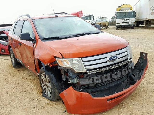 2FMDK36C47BA30959 - 2007 FORD EDGE SE ORANGE photo 1