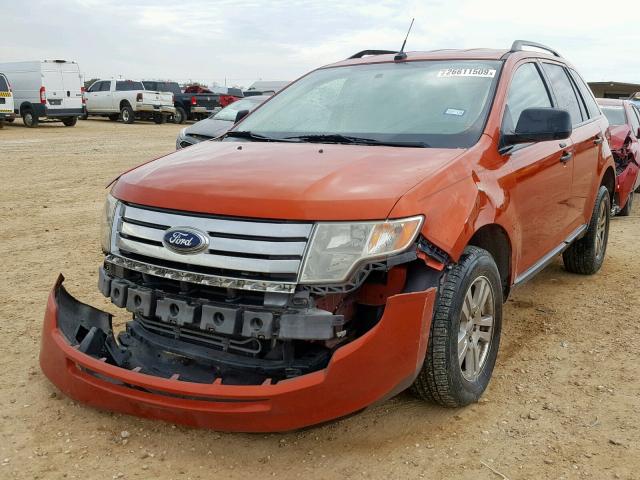 2FMDK36C47BA30959 - 2007 FORD EDGE SE ORANGE photo 2