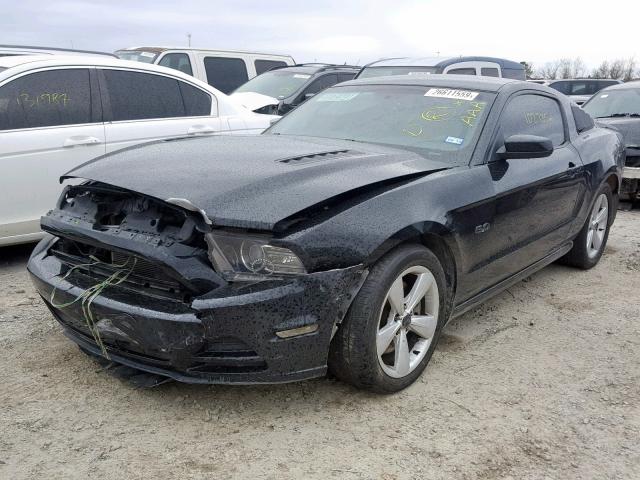 1ZVBP8CF4D5264122 - 2013 FORD MUSTANG GT BLACK photo 2