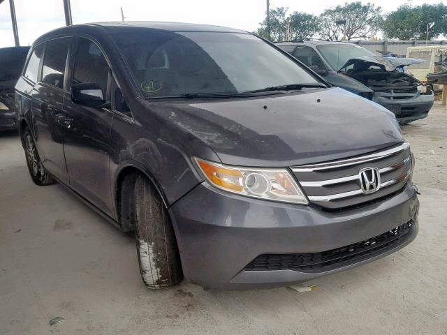 5FNRL5H63CB027235 - 2012 HONDA ODYSSEY EX CHARCOAL photo 1