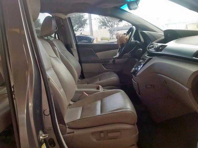 5FNRL5H63CB027235 - 2012 HONDA ODYSSEY EX CHARCOAL photo 5