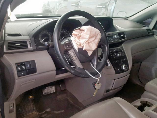 5FNRL5H63CB027235 - 2012 HONDA ODYSSEY EX CHARCOAL photo 9