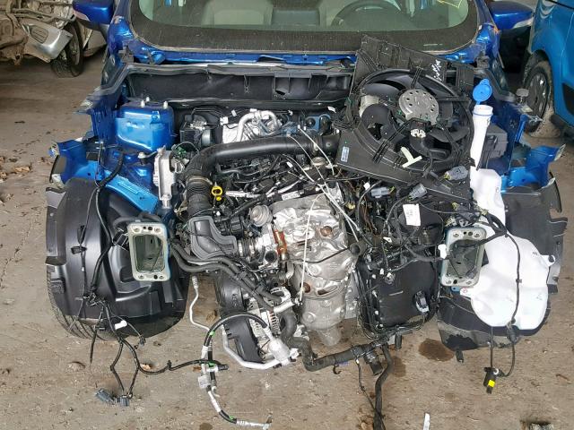 MAJ3P1TEXJC228633 - 2018 FORD ECOSPORT S BLUE photo 7