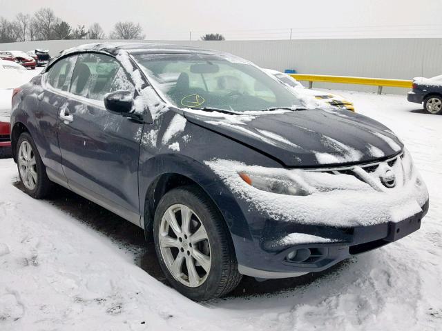 JN8AZ1FY5EW300865 - 2014 NISSAN MURANO CRO BLACK photo 1