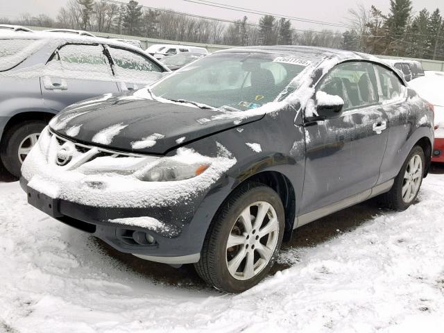 JN8AZ1FY5EW300865 - 2014 NISSAN MURANO CRO BLACK photo 2