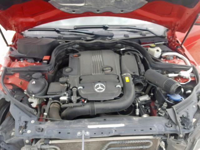 WDDGJ4HB0CF739210 - 2012 MERCEDES-BENZ C 250 RED photo 7