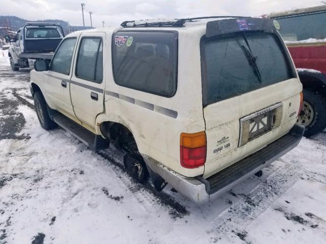 JT3VN39WXM8012846 - 1991 TOYOTA 4RUNNER VN WHITE photo 3