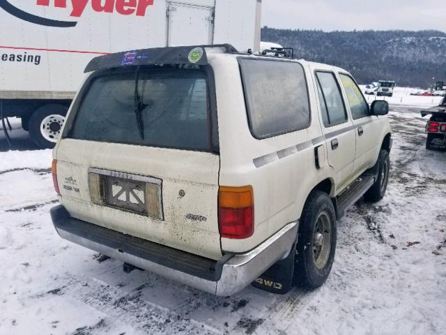 JT3VN39WXM8012846 - 1991 TOYOTA 4RUNNER VN WHITE photo 4