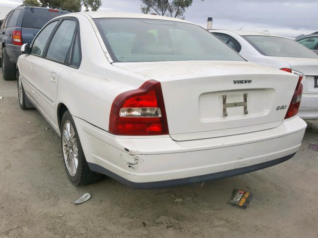 YV1TS92D931315321 - 2003 VOLVO S80 WHITE photo 3