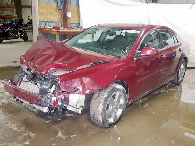 1G1ZD5EB6AF236503 - 2010 CHEVROLET MALIBU 2LT BURGUNDY photo 2